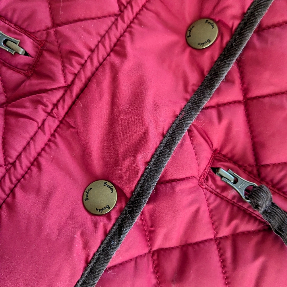 Boden Diamond Quilted Barn Jacket Size 18 - Picture 9 of 13